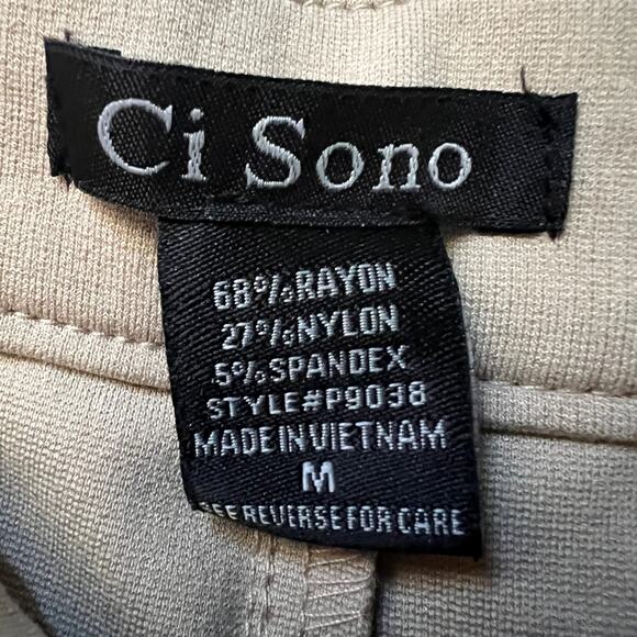 Ci Sono Pants Womens Medium Stretch Business Casual Career Office Workwear Event - Picture 2 of 10